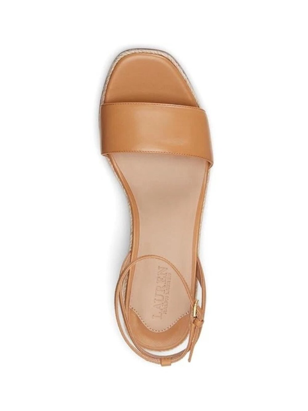 Lauren Ralph Lauren Leona Espadrille Platform Wedge Sandal US Size 9.5 - Picture 3 of 13